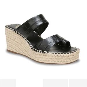 Franco Sarto Clave espadrille wedge sandals. Size 7.5